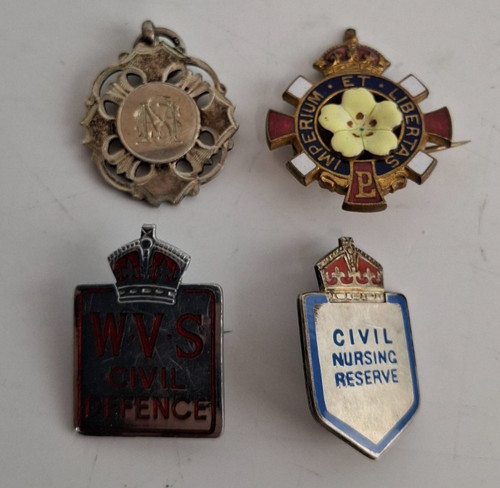 Vintage badge job lot civil - vintage,