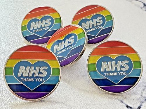 Pieces nhs rainbow thank - pieces,