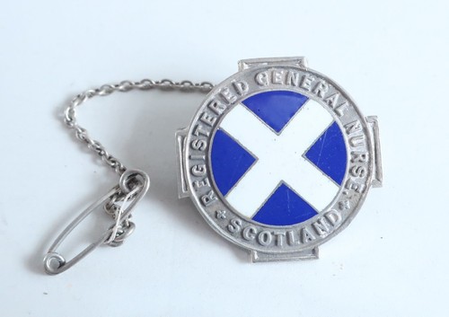 Vintage silver enamel nursing - enamel,