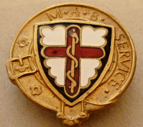Vintage nursing enamel badge - enamel,
