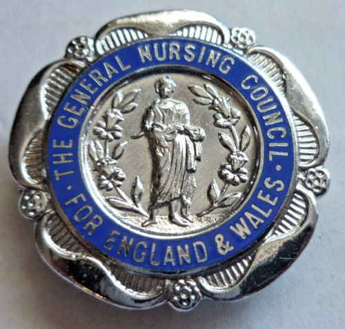 Vintage enamel badge general - enamel,