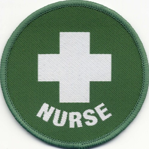 Nurse woven badge - woven, patch