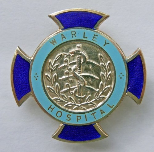 Warley hospital nurses badge - nurses,