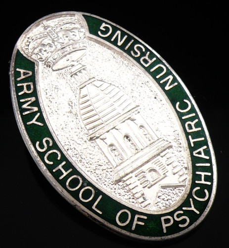 Vintage enamel nursing - enamel, badge