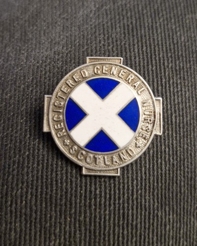 Vintage silver enamel scottish - silver,