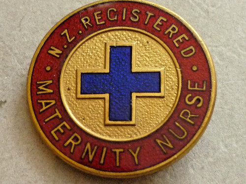 Vintage nursing enamel badge - vintage,